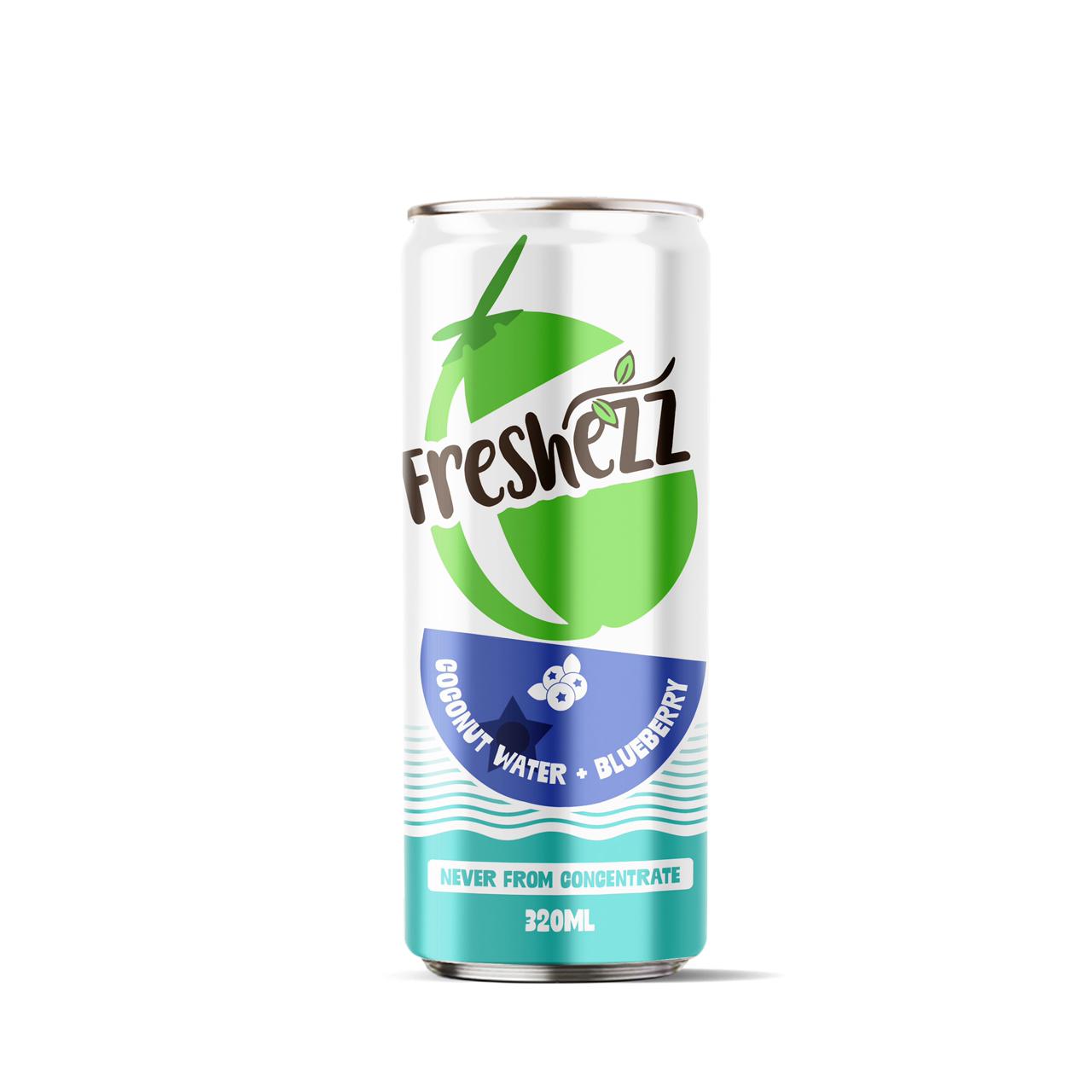 Freshezz Coconut Water + Blueberry – 320ML